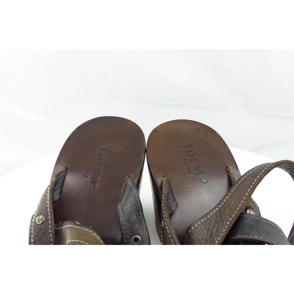 Tremp Sz 40‎ M Brown Strappy Leather Women Sandals 1935 - Picture 3 of 7